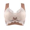 Plus Size Lace Bra for Women Plus Up Bras Seamless Wireless Bralette Comfort Thin Cup Brassiere Sexy Ladies Lingrie
