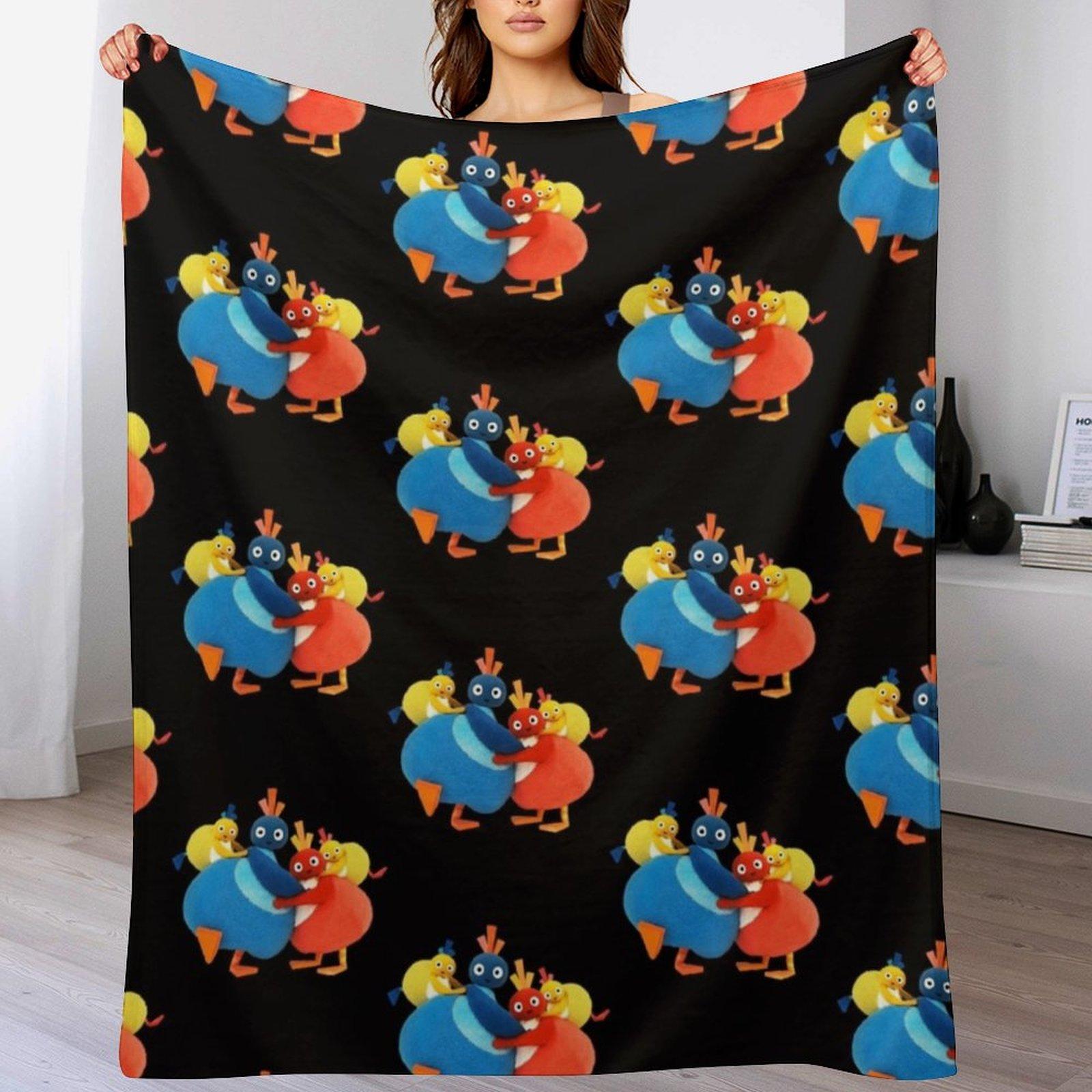 Twirlywoos Cute Characters Throw Blanket Weighted Luxury St Thermals For Travel warm winter Blankets 30x40in