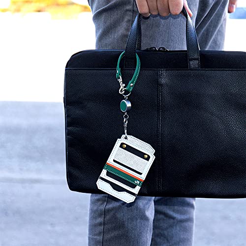 AGILITY affa "Train Pass Case" - A great gift for train lovers. JR-approved genuine leather pass case for the Keihin-Tohoku Line, Shonan-Shinjuku Line