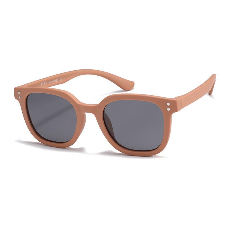 Square Kids Style Frame Polarized Sunglasses Summer Outdoor Sun Uv Protection