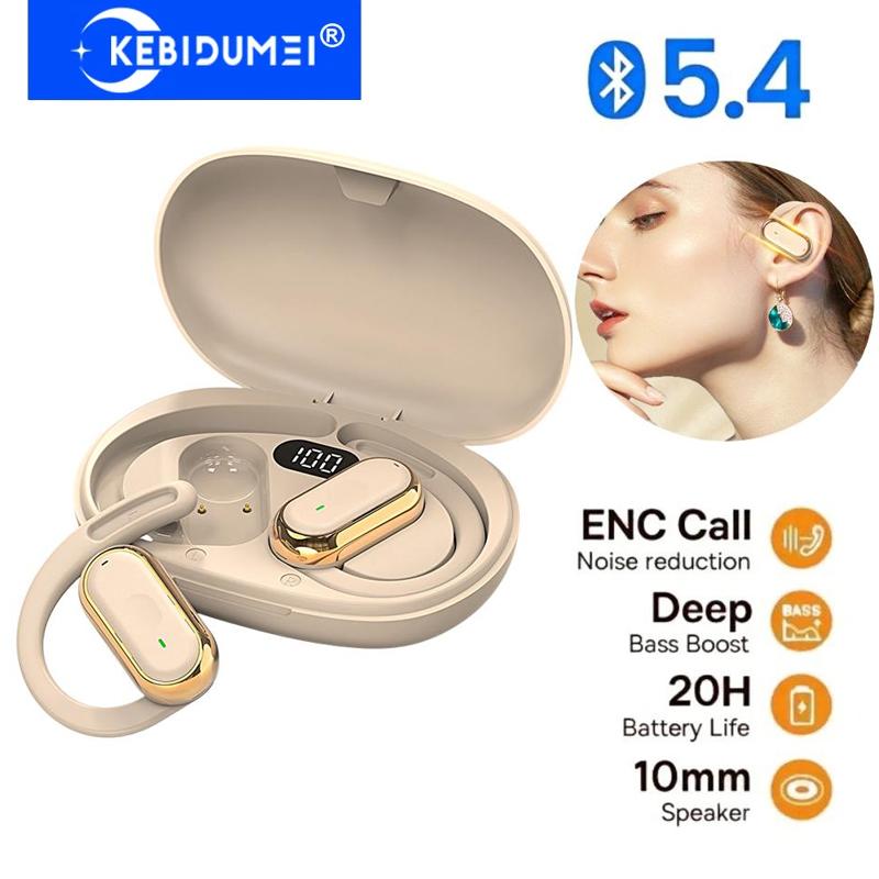 Bezdrôtové slúchadlá Bluetooth Headset Smart Nastaviteľné Dotykové Športové Vodotesné Slúchadlá Stereo Hudobné Slúchadlá Pre Všetky Smartfóny