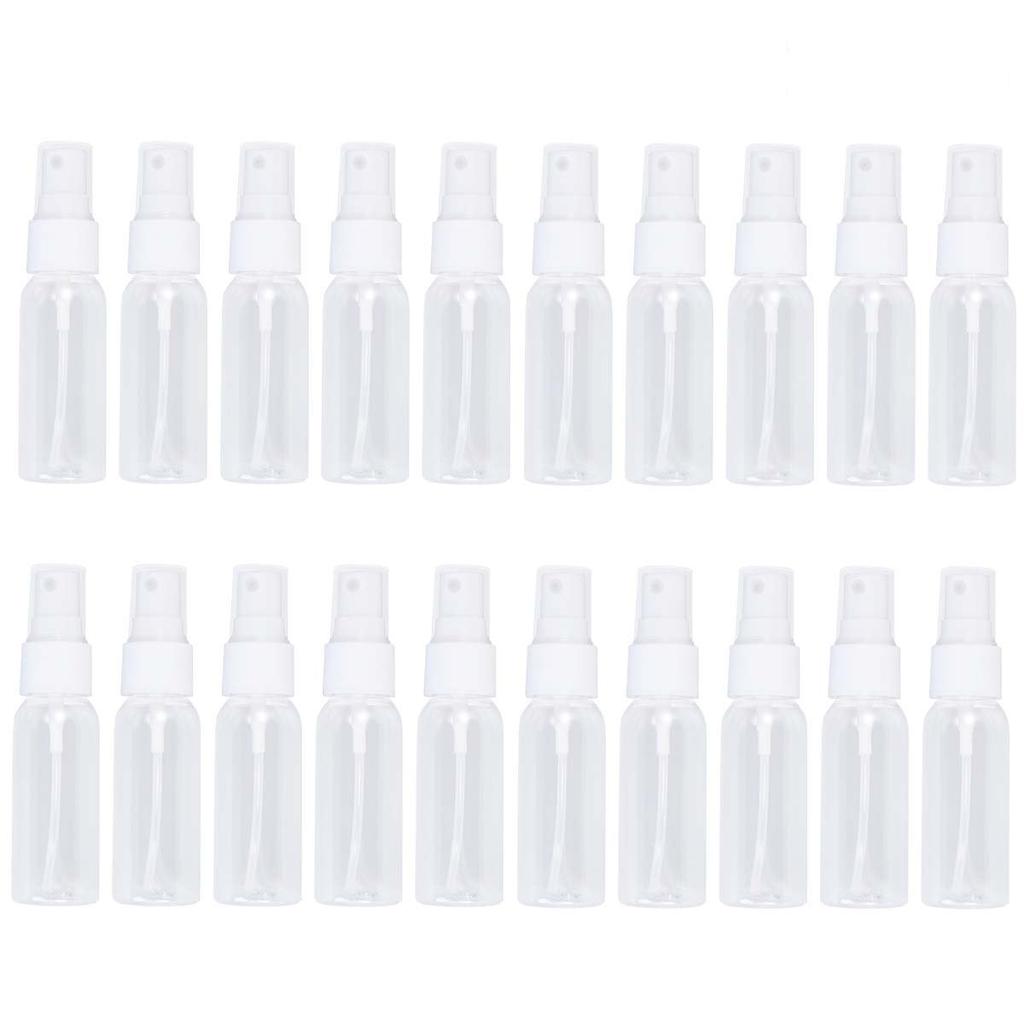 20Pcs 30Ml Small Refillable Spray Bottles Premium Non Toxic Eco Friendly Portable for Travel Outing Essential Oils Lotions Clean