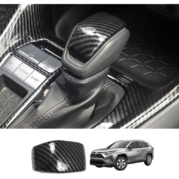 Blazeray for RAV4 Rear Air Conditoner Outlet Vent Cover Panel Trim Rear Carbon Fiber Cover for Toyota RAV4 2019 2020 2021 2022 Interior