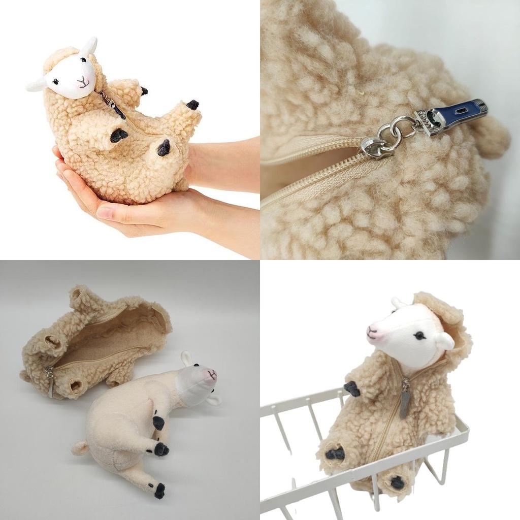 Cute Plush Sheep Doll 16cm Rokkosan Pasture Detachable Soft Simulation