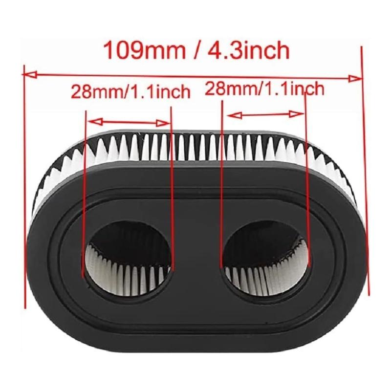 Odolná sada filtrů pro sekačku na trávu Vzduchový filtr pro sekačku Kryt vzduchového filtru Dlouhotrvající náhradní díly pro 594106 595658