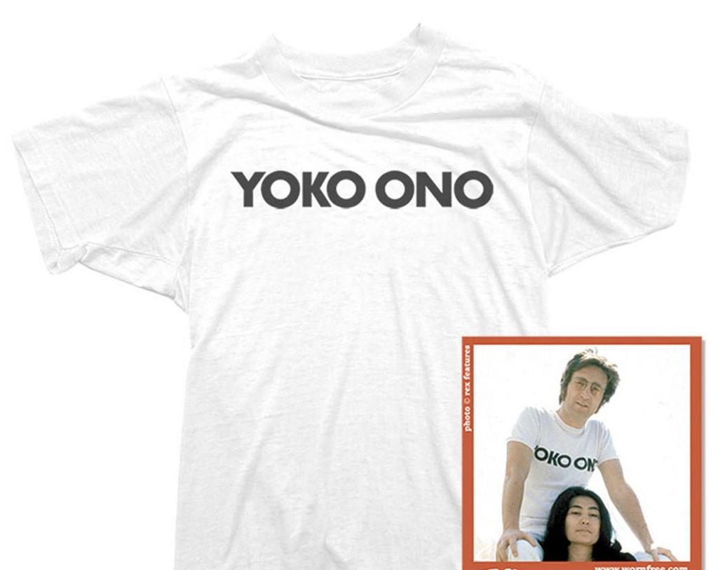 John Lennon T-Shirt - Yoko Ono Tee worn by John Lennon - Officially Licensed