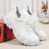 Lightweight Socks Shoes Women Men Breathable Knitted Casual Sneakers Slip-on Soft Sole Platform Footwear for Running Gym Fitness