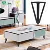 Elegantes Patas Metálicas Italianas para Sofá, Mueble de Baño, Soporte de TV, Mesa de Centro, Mesita de Noche y Zapatero