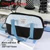 Denim Dual Color Pencil Case With Multi Functional Storage For School And Office Use