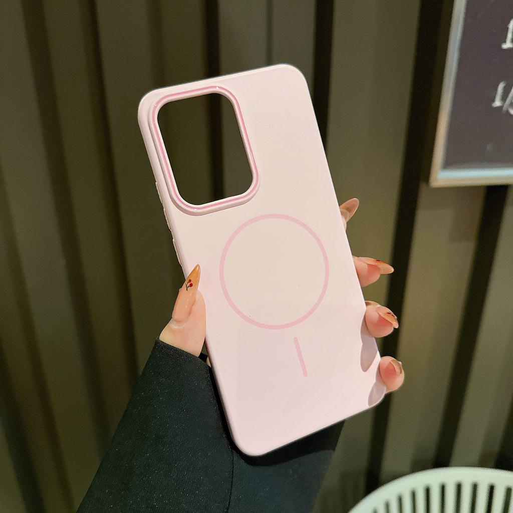 Soft color scheme Magnetic mobile phone case is suitable for Xiaomi Mi 15Pro trend 14PRO large hole protective case 14ultra