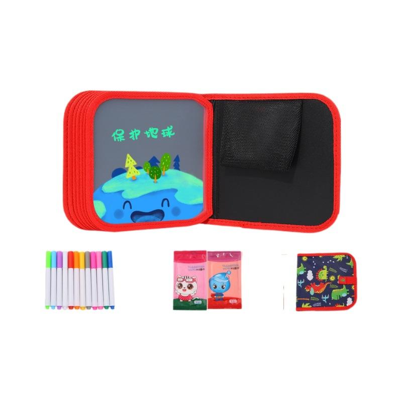 Children's Drawing Board Erasable Painting Book Coloring Water Chalk Cartoon Household Multi-functional Graffiti Drawing Board