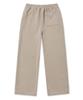 Brown Bless Tag Sweat Pants - Beige