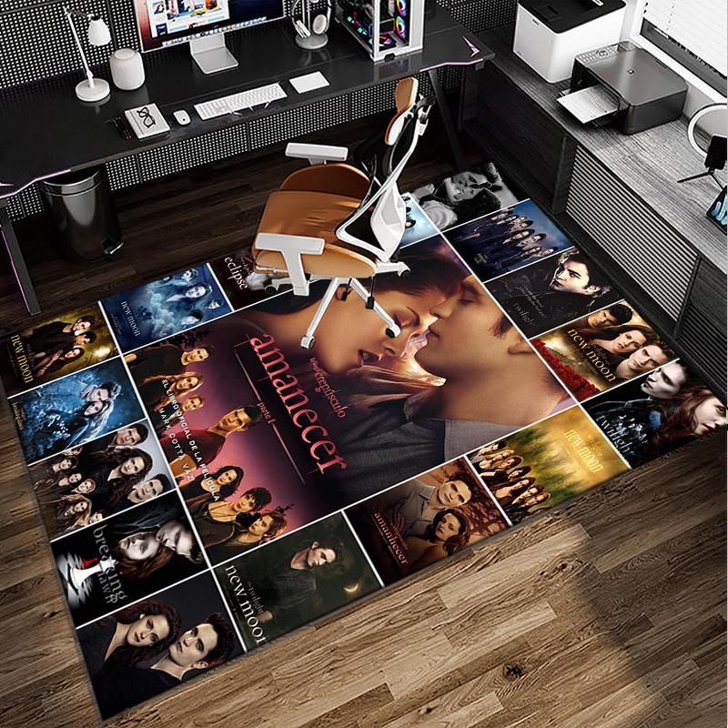 vampire Saga Characters Office Rug Chair Mat, Game Carpet, Suitable for Front Door, Bedroom, Living Room, Desk, Holiday Gift
