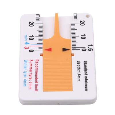 AAZV HKUN Tire Groove Measuring Gauge, Mini Depth Gauge, Tire Wear Gauge, Depth Gauge