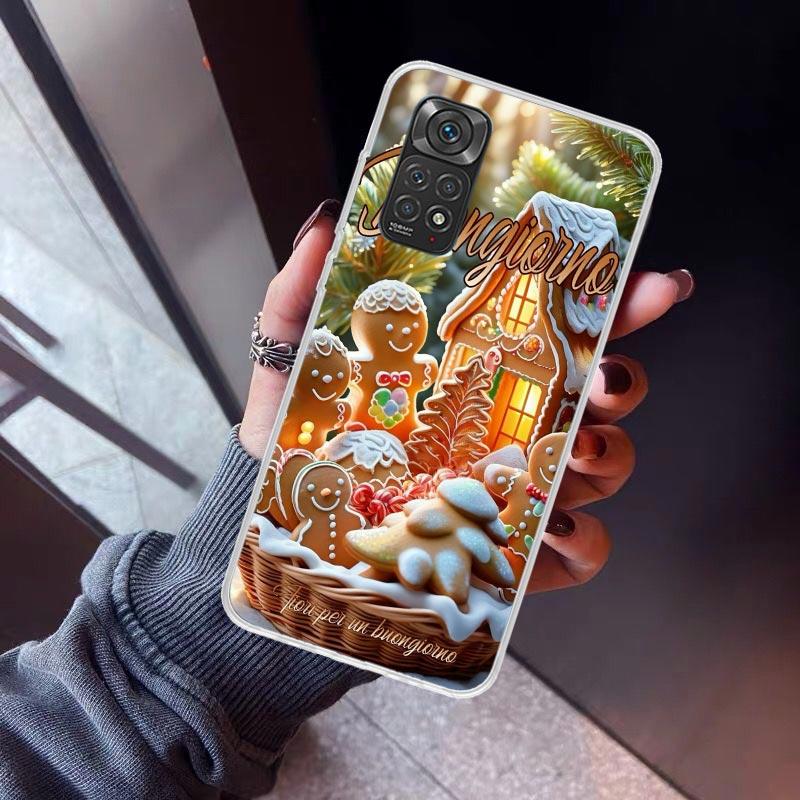 

Cute Cookie Man Phone Case for Xiaomi Redmi Note 15 14 14S 13 12 12S 11 Pro Plus 11E 11T 11S 10S 5G Soft Cover Fundas Redmi Note Note 13 Pro Plus