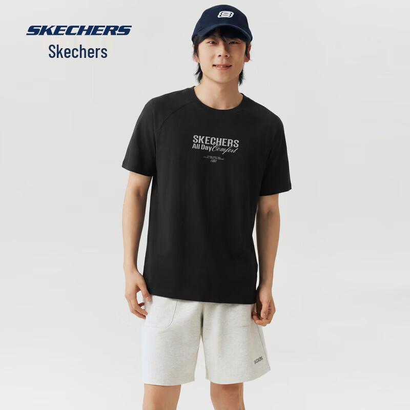 Skechers Men s Knit Short Sleeve T-Shirt L126M032 XL