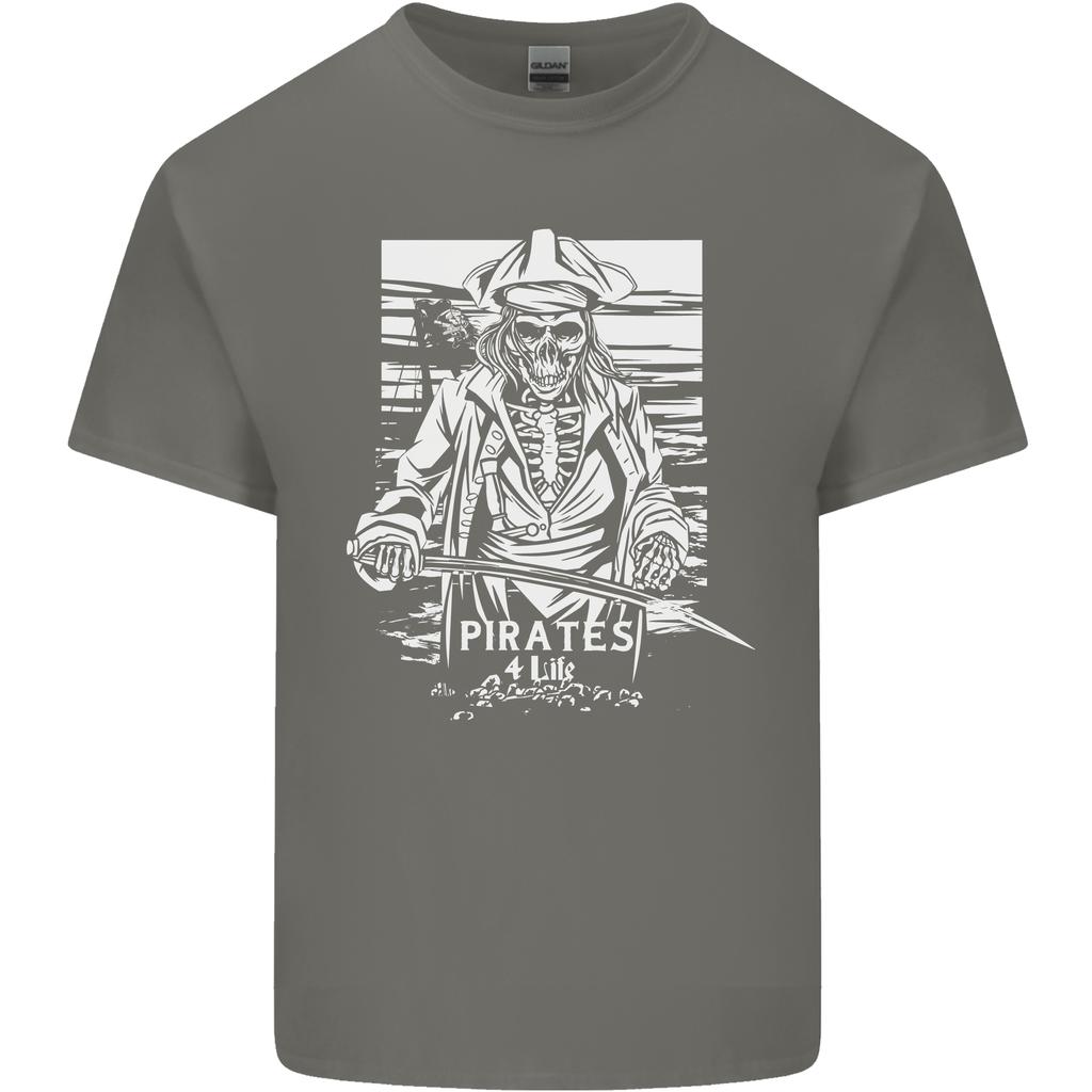 Pirates For Life Sailor Sailing Unisexs Light Cotton TShirt