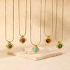 Gold Clavicle Chain Retro Style French Style Necklace New Pendant Necklace  For Women