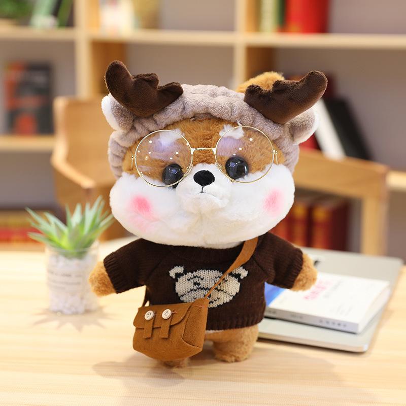 Kawaii Cartoon Lalafanfan 30Cm Shiba Inu Dog Cosplay Plush Toy Stuffed Soft Kawaiianimal Pillow Birthday Gift For Kids Children