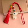 Charming Deer Girl Keychain - Safe Travels Phone Chain & Car Pendant