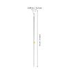 Adjustable Retractable Clothes Reach Pole Clothesline Rod Hanging Drying Balcony Clothes Rod Secure Lock Buckle Alloy Head