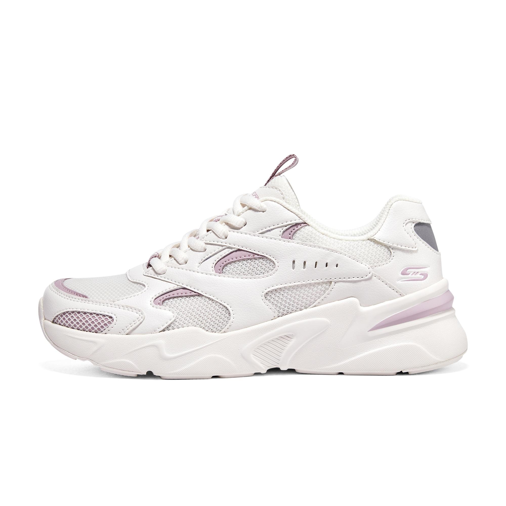(WMNS) Skechers D LITES White Purple Women s 117354-WLV EU 38