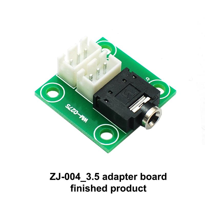 

1 Набір 3,5 мм Аудіосигнал Навушників Передача XH2,54 3P Термінал Провід Шасі Підсилювача DIY Плата Розведення