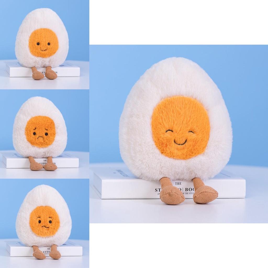 Cute Boiled Egg Plush Toy Egg Family Dolls For Fun And Comfort