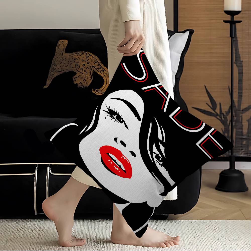 Singer Sade Office Cushion Pillowcase Car Cushion Cover45X45Cm Lumbar Pillowcase Sofa Pillowcover