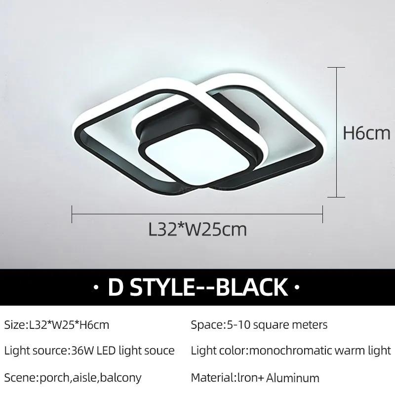 Modern LED Aisle Ceiling Lights Nodic Home Lighting Led Surface Mounted for Bedroom Living Room Corridor Light Balcony Lights