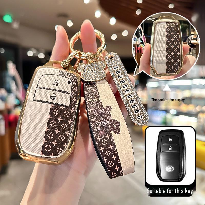 2025 Toyota Corolla Key Case: Double Engine, Pioneer Elite Buckle Bag Protection for Men & Women