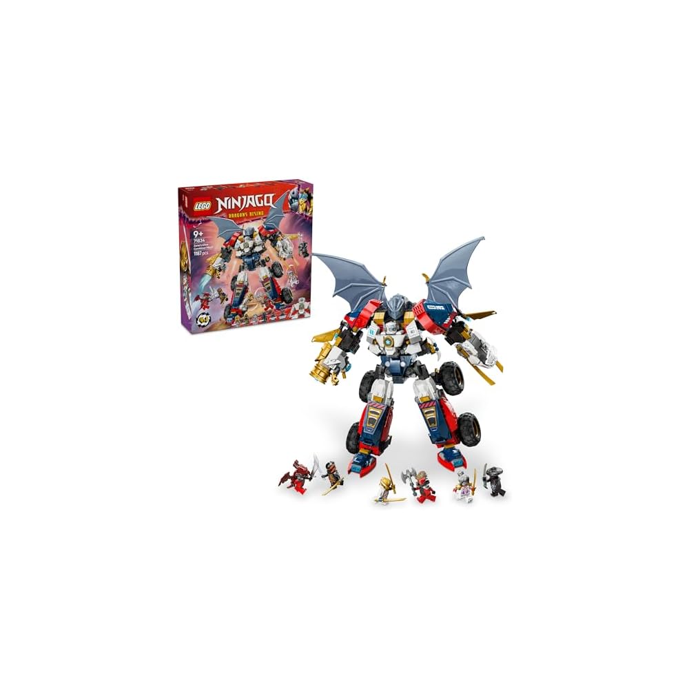 LEGO Ninjago Dragon Ultra Mech Suit Toy Building Blocks for Kids Ages 9-11