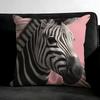 Zebra Cushion Cover Pillowcase Ultra Soft Skin Friendly Fabric Cloud Like Comfort & Concealed Zipper