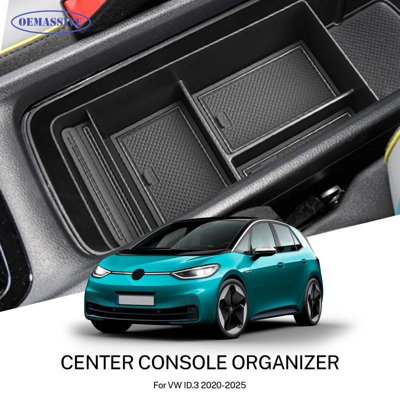 

For VW ID3 -2025 Center Console Organizer Tray Armrest Storage Box ert Interior Accessories for Volkswagen Models