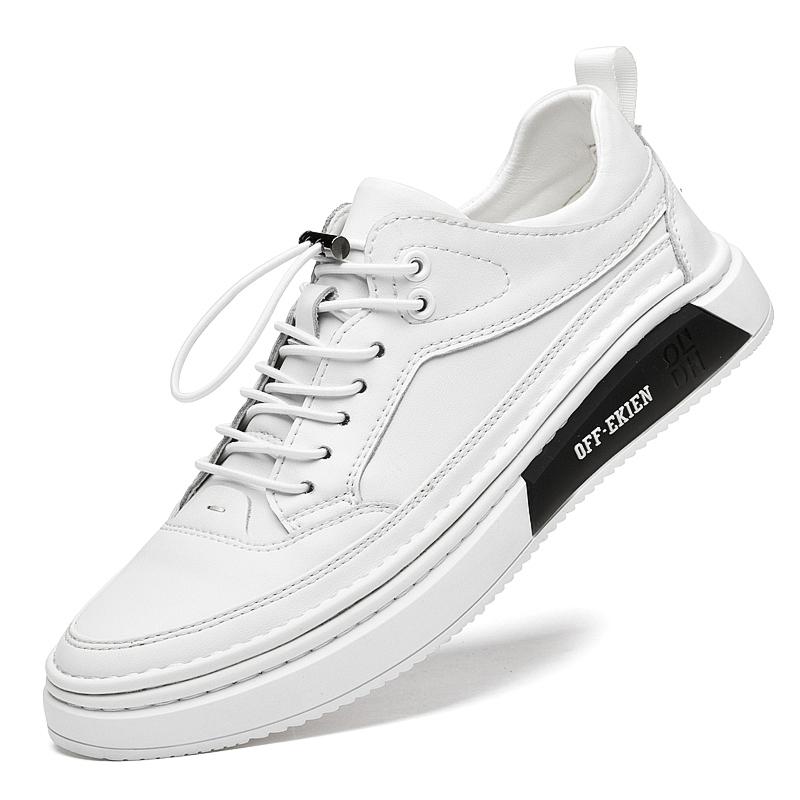 

Новейшая мужская обувь на плоской подошве из натуральной кожи, дышащая обувь, легкая повседневная обувь, мужские кроссовки Tenis Masculino, белые роскошные туфли для путешествий 42