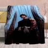 Jujutsu Kaisen Anime Flannel Throw Blanket Soft Warm Cozy Plush Sofa Bed Lightweight Decor -QJY