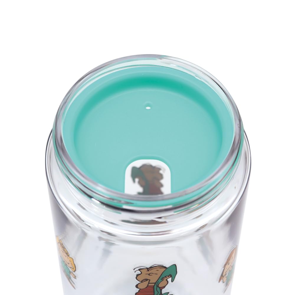 Onishi Ken PEANUTS Drink Bottle CLEAR Lunch Series BE HAPPY SLL-2010