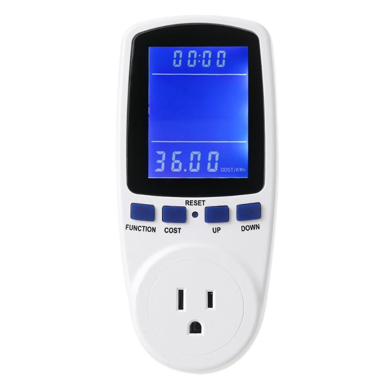 LCD Digital Backlight Plug in Power Meter Electricity Analyzer Socket Wattmeter LCD Digital Backlight Plug in Power Meter Electricity Analyzer Socket Wattmeter