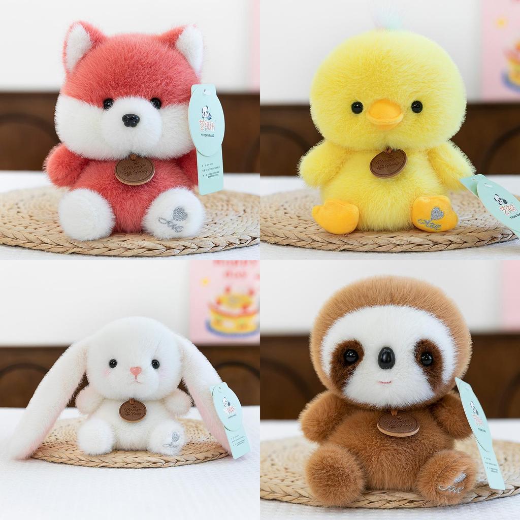 Elephant Plush Toy With Short Pom Cotton For Childrens Comfort And Play