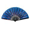 Yousheng Colorful Kung Fu Fan Holographic Foldable PVC Fan Ergonomic Handle Smooth Opening Closing Performance Fan Folk Craft Fan