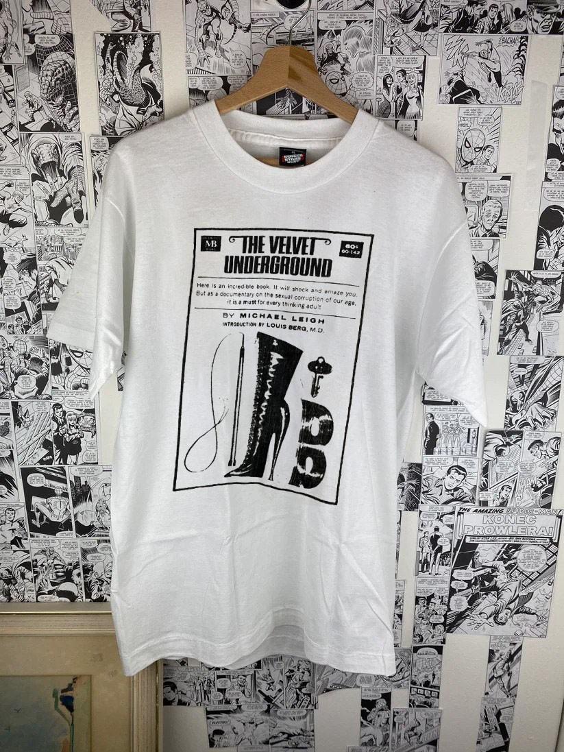 The Velvet Underground rare white short sleeve tshirt S-5XL QT7158 M