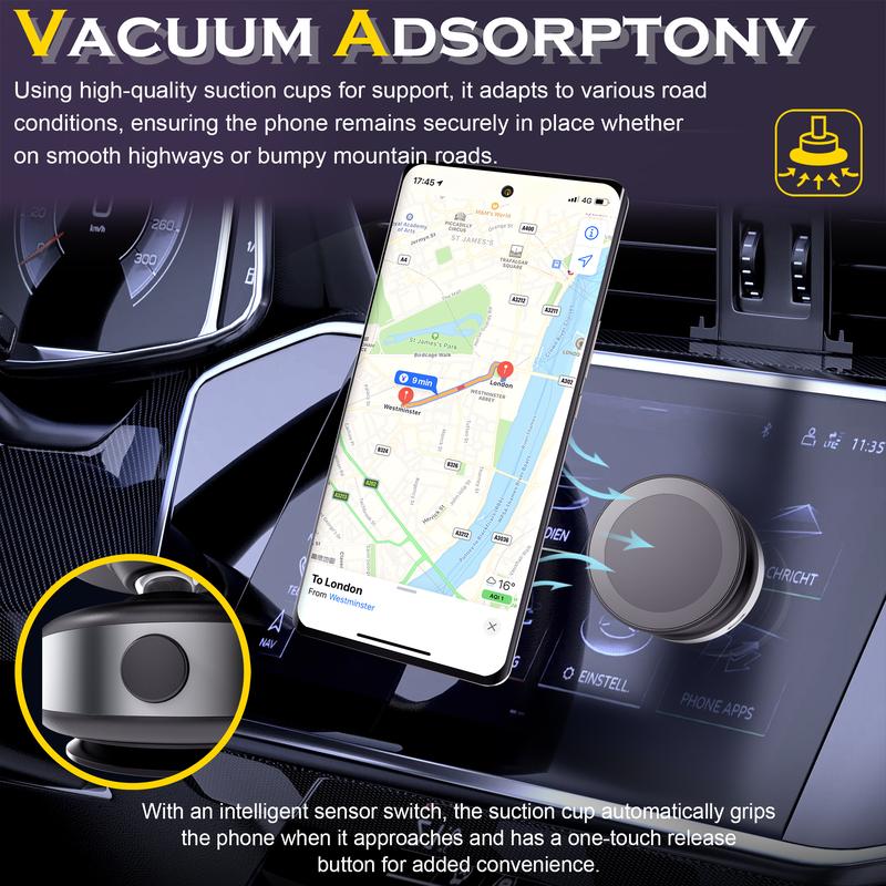Magnetic Phone Holder Car Mount With Car Air Vent Clip Cellphone Mount Phone Bracket 360 Degree Adjustable Smart Phone Universal
