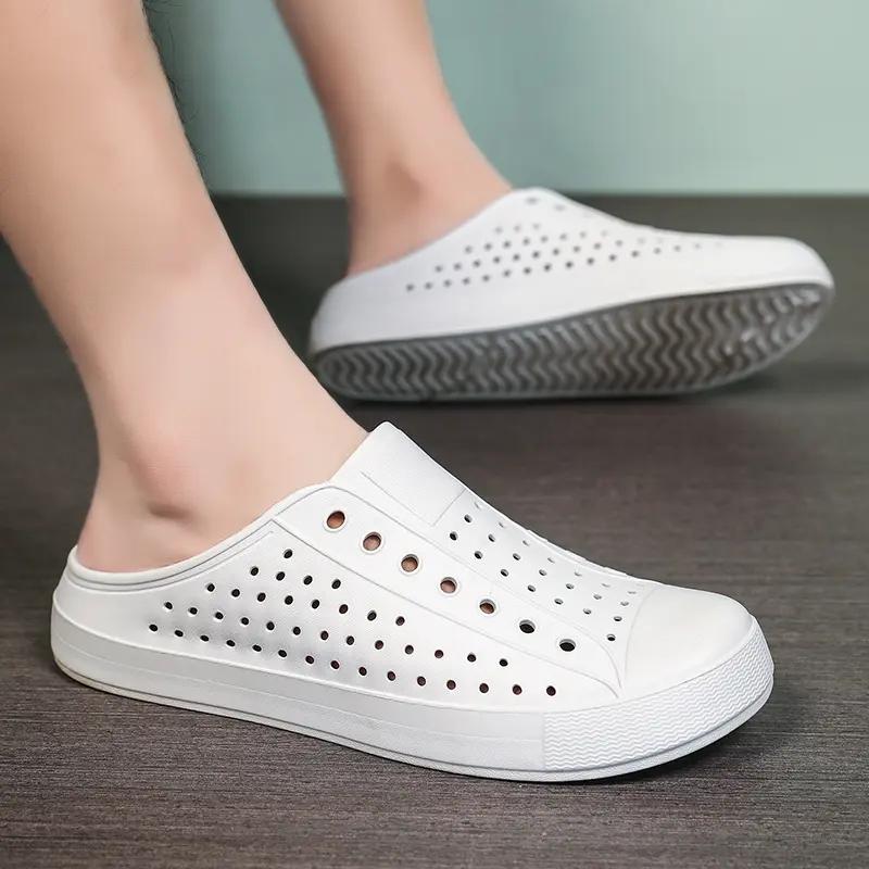 Men's & Women's Semi-slippers Waterproof and Breathable One-pedal Casual Shoes Summer Sandals Light Men's Flat Shoes Outdoor.