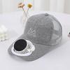 Solar Charging Fan Hat Sunshade Sun Breathable Cap Outdoor Leisure Construction Work