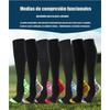 Compression Socks Outdoor Sports Pressure Socks Women and Men's Long Jump Rope Fitness Calf Socks Muscle Unisex Men Socks YS1009