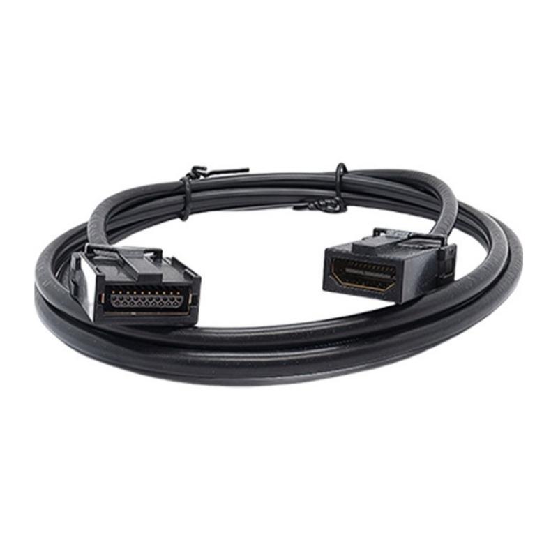 Automotive Cable for Car Sound Video Entertainment Display HDTV Male/Female to Type E Converter for Vehicle Automobile
