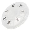1 PCS Round Portable Pill Box Medicine Planner Small Case  7-Sided Pill Reminder Round Shaped Weekly Pill Organizer