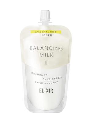 REFLET Balancing Milk 2 110mL Refill Emulsion Moisture Pore Care Moisturizing Tsuyadama Shiseido (Sooty Type)