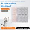 Pet Replacement Activated Carbon Filter Multiple Filtration System Cat Water Dispenser Filter Cartridge for Pet Care Accessory