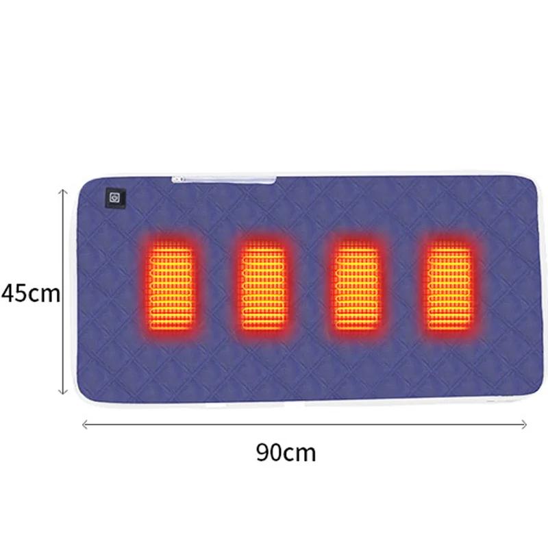 Allwetter USB Heizkissen 5V Elektrische Matte 3 Heizstufen Kältebeständig für Außen- und Innenbereich Tragbarer Wärmer